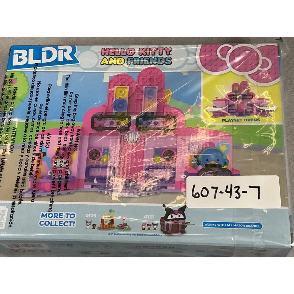 BLDR Hello Kitty & Friends My Melody's Music Shop 236 Pc Building Set Sanrio New